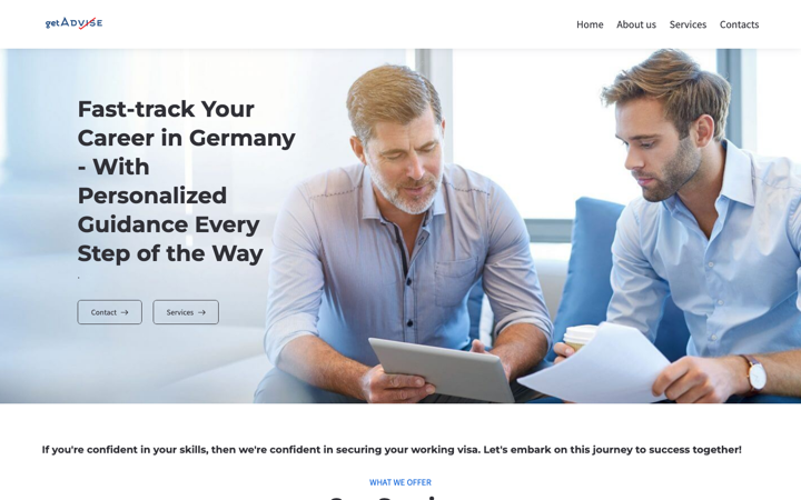 getAdvise website